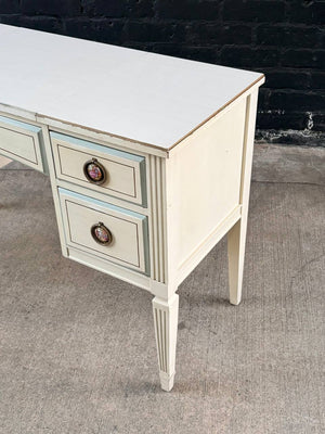 Vintage French Provincial Style Vanity Desk with Mirror, c.1960’s