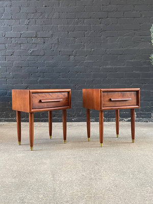 Pair of Mid-Century California Modern Night Stands by Guild of CA, c.1960’s