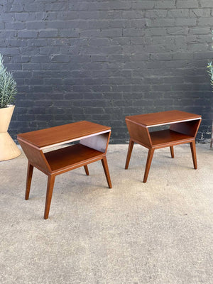 Pair of Mid-Century Modern Bookshelf Side Tables, c.1960’s