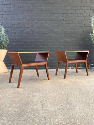 Pair of Mid-Century Modern Bookshelf Side Tables, c.1960’s