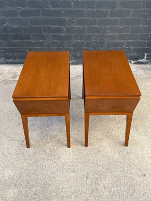 Pair of Mid-Century Modern Bookshelf Side Tables, c.1960’s