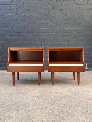 Pair of Mid-Century Modern Two-Tone Night Stands by American of Martinsville, c.1960’s