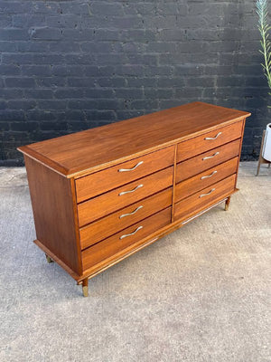 Mid-Century Modern 8-Drawer Walnut Dresser by Lane, c.1960’s