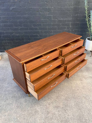 Mid-Century Modern 8-Drawer Walnut Dresser by Lane, c.1960’s