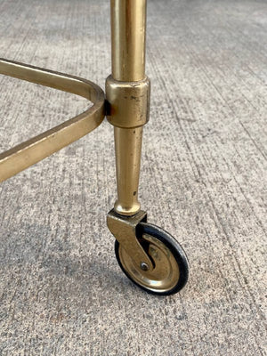 Mid-Century Modern Brass & Glass Nesting / Serving Tables, c.1960’s