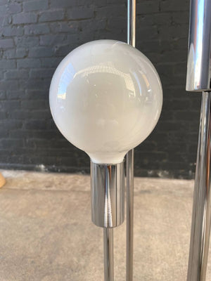 Mid-Century Modern Spiral Orb Chrome Floor Lamp, c.1960’s