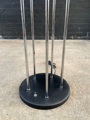 Mid-Century Modern Spiral Orb Chrome Floor Lamp, c.1960’s