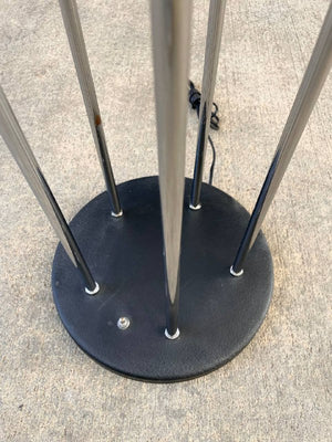 Mid-Century Modern Spiral Orb Chrome Floor Lamp, c.1960’s