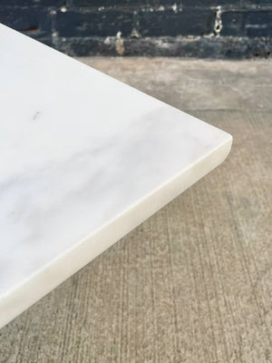 Mid-Century Modern Italian Carrara Marble Top Coffee Table, c.1960’s