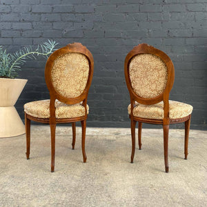 Set of 4 Antique French Style Dining Chairs