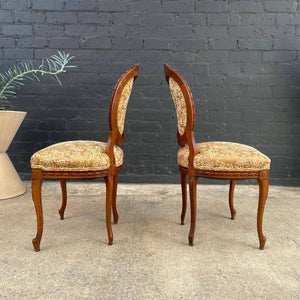 Set of 4 Antique French Style Dining Chairs