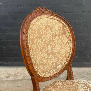 Set of 4 Antique French Style Dining Chairs