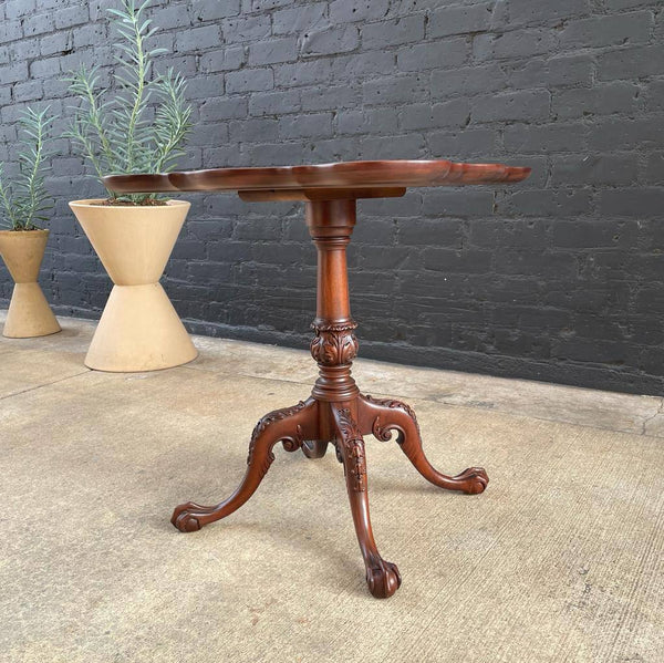 Antique Mahogany Chippendale Style Side/End Table, c.1950’s