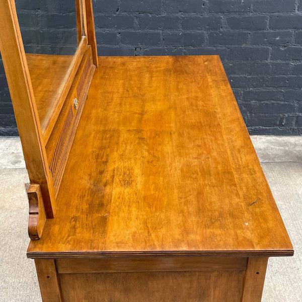 Antique French Provincial Dresser with Mirror, c.1940’s