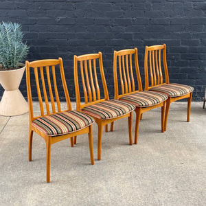 Set of 4 Mid-Century Modern Dining Chairs, c.1970’s