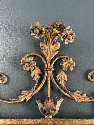 Antique Italian Gilt-Iron Rococo Style Mirror, c.1940’s
