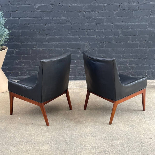 Pair of Mid-Century Modern Walnut Lounge Chairs, c.1960’s