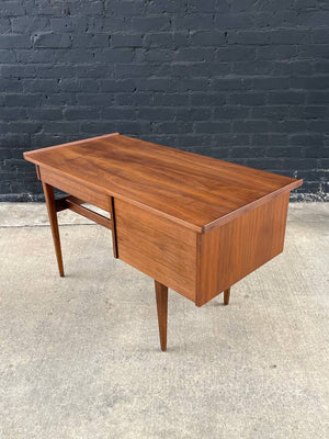 Mid-Century Modern Sculpted Walnut Desk by American of Martinsville, c.1960’s