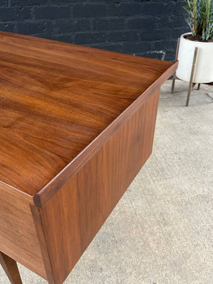 Mid-Century Modern Sculpted Walnut Desk by American of Martinsville, c.1960’s
