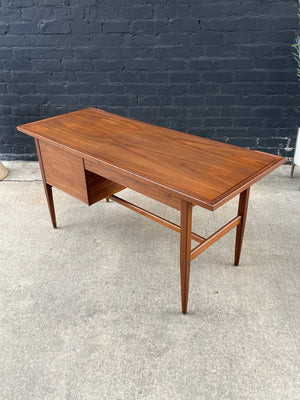Mid-Century Modern Sculpted Walnut Desk by Kipp Stewart for Drexel, c.1960’s