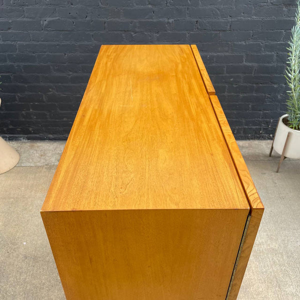 Mid-Century Modern Olive Burl Wood Highboy Dresser by Lane, c.1960’s
