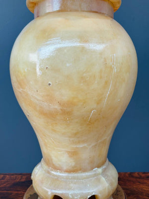 Vintage Hollywood Regency Alabaster Table Lamp, c.1960’s