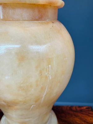 Vintage Hollywood Regency Alabaster Table Lamp, c.1960’s