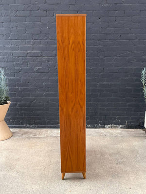 Danish Modern Teak Adjustable Shelf Bookcase, c.1970’s