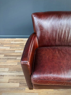 Contemporary Leather Sofa by Crate & Barrel