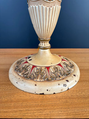 Arts & Crafts Leaded Slag Glass Table Lamp, c.1930’s