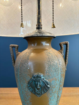 French Neoclassical Urn Shape Table Lamp, c.1940’s