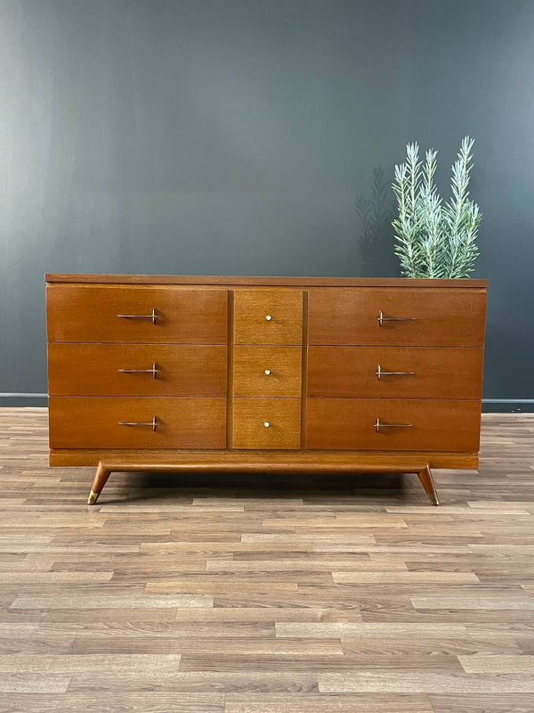 Mid-Century California Modern 9-Drawer Dresser by Burnetts, c.1960’s