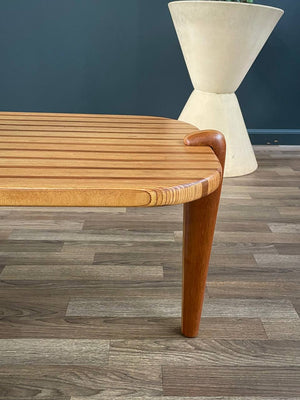 Mid-Century Modern Sculpted Studio Multi-Wood Coffee Table, c.1960’s