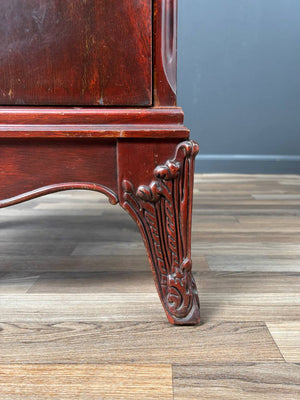 Pair Antique Federal Carved Mahogany Night Stands, c.1920’s