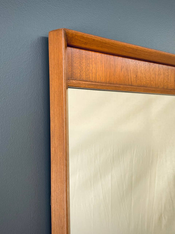 Mid-Century Modern Sculpted Walnut Mirror, c.1960’s