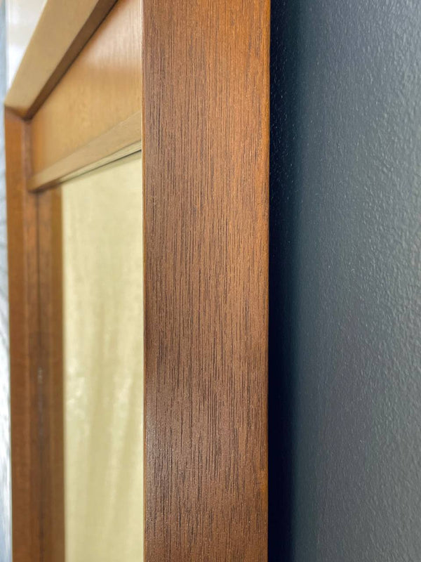Mid-Century Modern Sculpted Walnut Mirror, c.1960’s