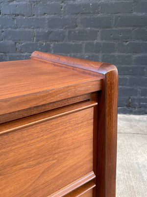 Pair of Mid-Century Modern Sculpted Walnut Night Stands, c.1960’s