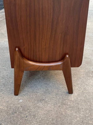 Pair of Mid-Century Modern Sculpted Walnut Night Stands, c.1960’s