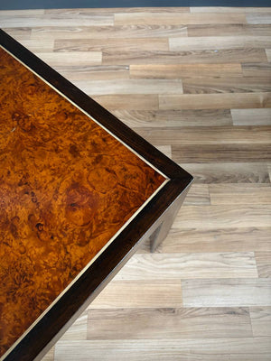 Pair of Mid-Century Modern Burl Wood Side Tables, c.1950’s