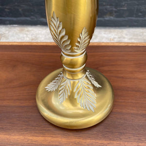 Pair of Mid-Century Modern Brass Table Lamps by Stiffel, c.1970’s