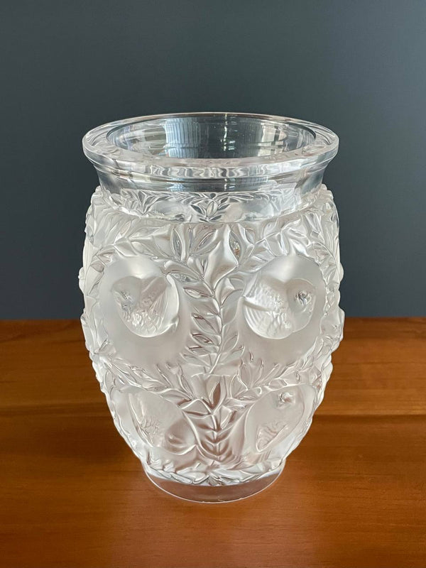 French Art Deco Style Bagatelle Crystal Vase by Lalique, c.2000’s