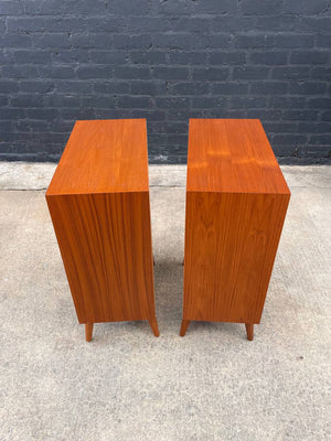 Pair of Mid-Century Danish Modern Teak Mini Adjustable Bookshelves, c.1960’s