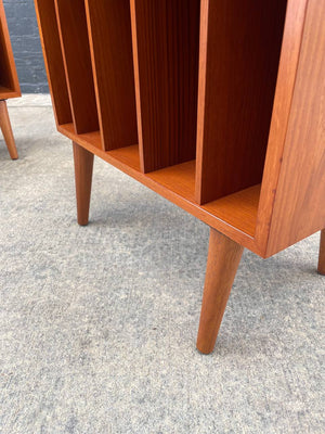 Pair of Mid-Century Danish Modern Teak Mini Adjustable Bookshelves, c.1960’s