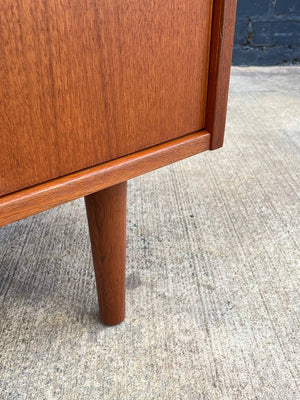 Mid-Century Danish Modern Teak Credenza with Sliding Doors, c.1960’s