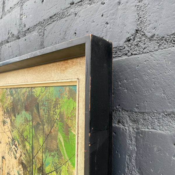 Signed Vintage Mid-Century Modern Impressionist Abstract Painting, c.1960’s