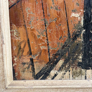 Signed Vintage Mid-Century Modern Impressionist Abstract Painting, c.1960’s