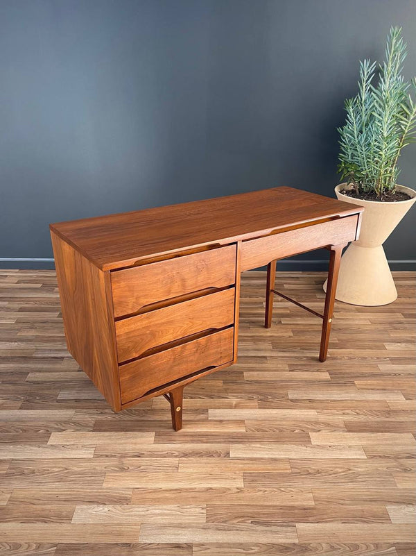 Mid-Century Modern Walnut Writing Desk by Stanley Furniture, c.1960’s