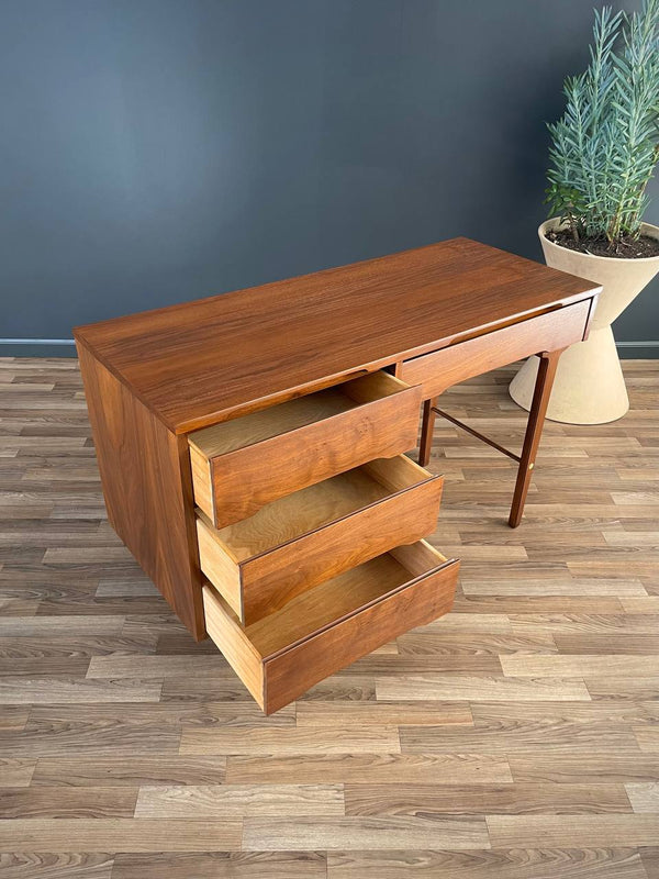 Mid-Century Modern Walnut Writing Desk by Stanley Furniture, c.1960’s