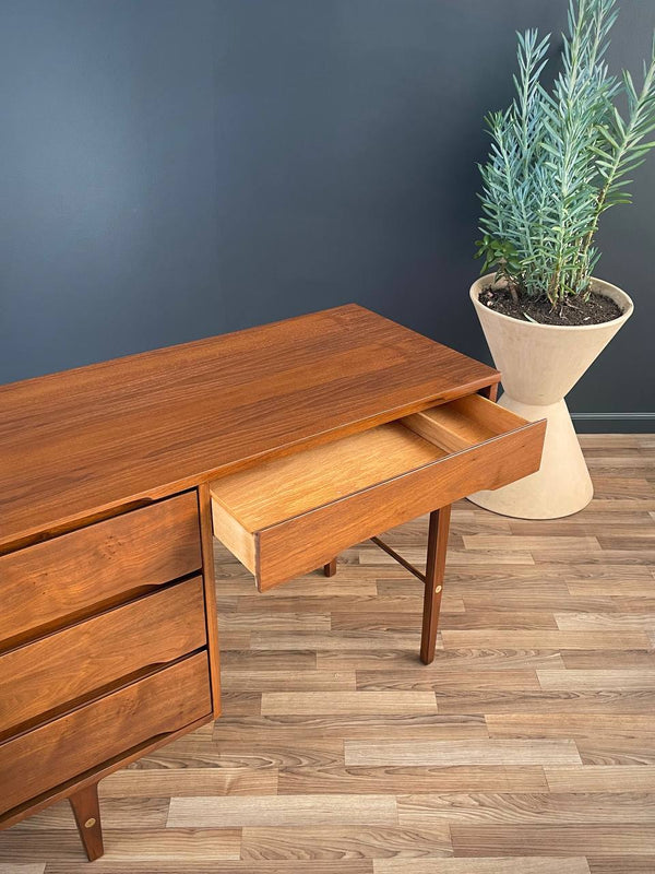 Mid-Century Modern Walnut Writing Desk by Stanley Furniture, c.1960’s