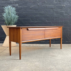 Vintage Mid-Century Modern Walnut Console Table or Credenza, c.1960’s